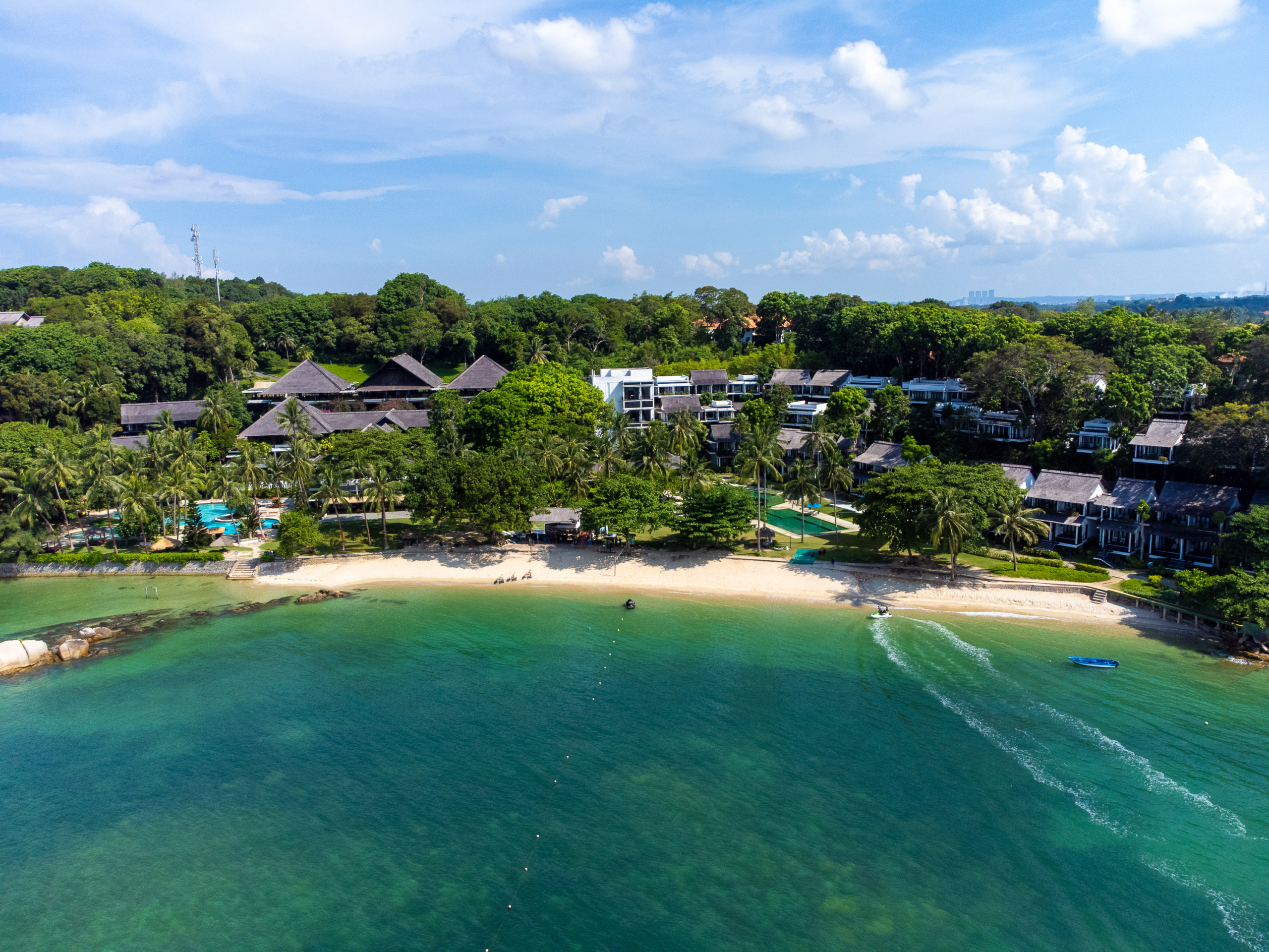Stay at beach resort batam